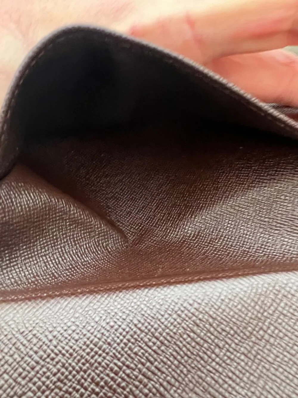 LOUIS VUITTON Tresor Etui Papier Trifold Wallet Damier Leather